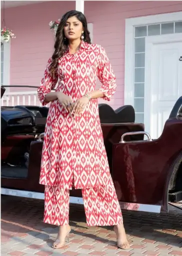 Red & White Co-ord Set