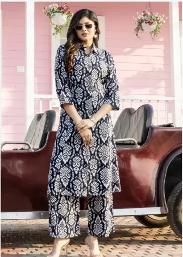 Navy Blue Co-ord Set